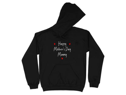 Happy Mother's Day Mummy Heart Design Graphic Hoodie - Design & Vybe