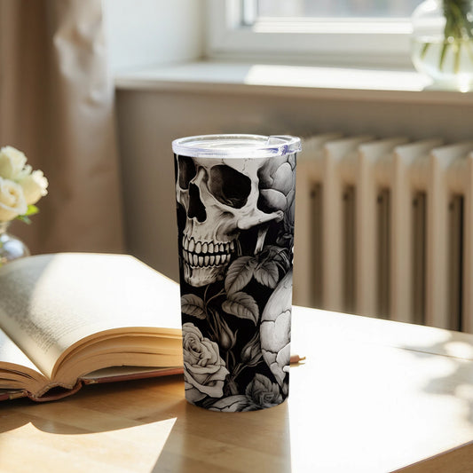 Skull and Roses Design Tumbler product type