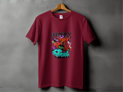 DBTK Octopus Rising with Splashes Graphic Print T-Shirt - Design & Vybe