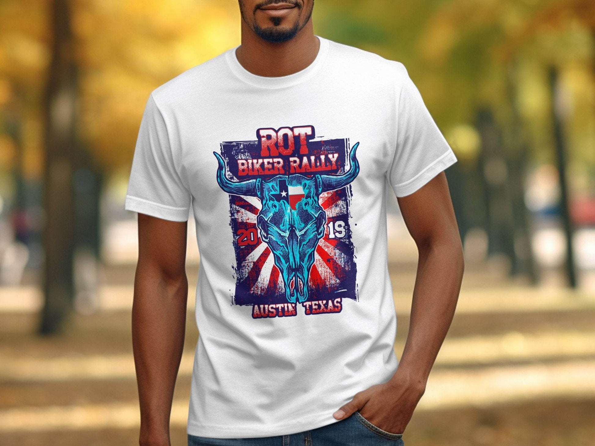 ROT Biker Rally Austin Texas 2019 T-Shirt - Design & Vybe