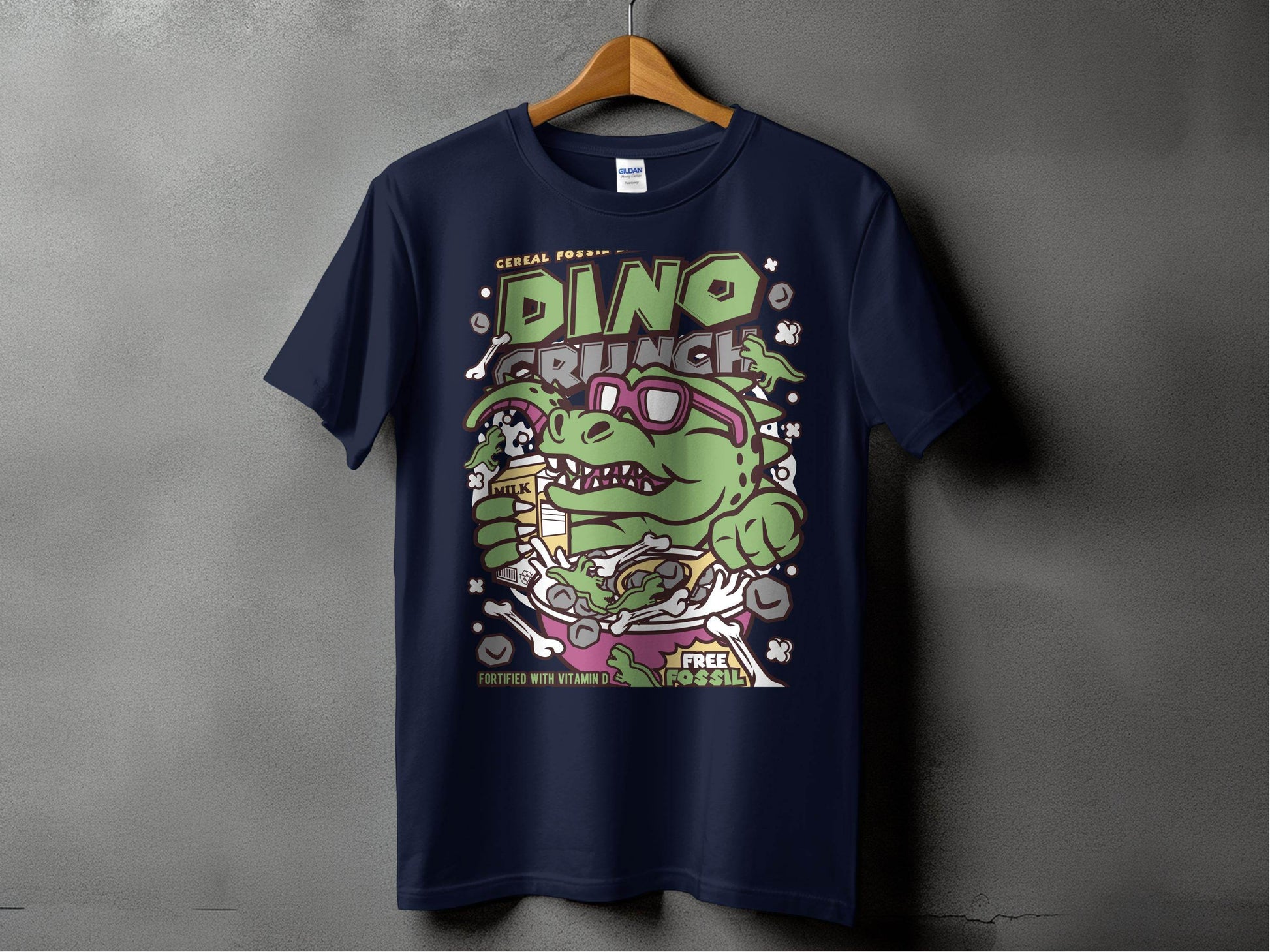 Dinosaur Cereal Crunch Tee for Fun T-Shirt - Design & Vybe