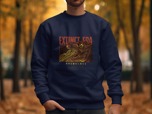Extinct Era Tyrannosaurus Digital Artwork Design Sweater - Design & Vybe