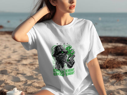Uncle High Japanese Vector Art T-Shirt - Design & Vybe