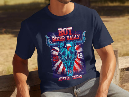 ROT Biker Rally Austin Texas 2019 T-Shirt - Design & Vybe