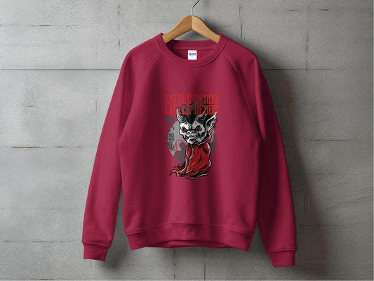 Little Demon Graphic Japanese Art Style Sweater - Design & Vybe