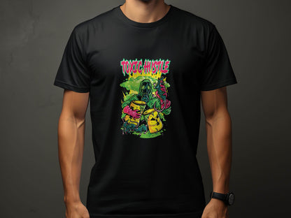 Toxic Hustle Graphic Print Design T-Shirt - Design & Vybe