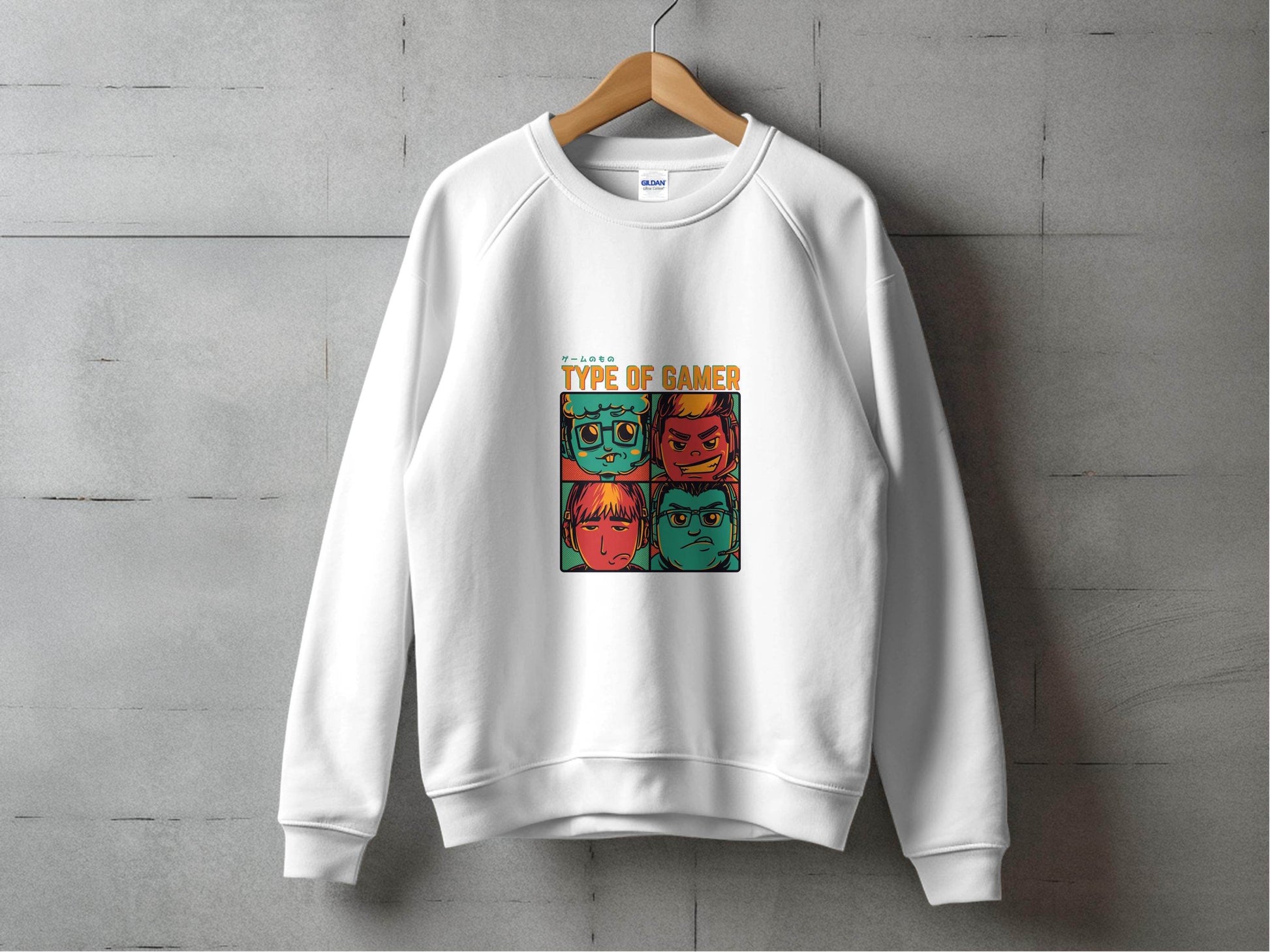 Type Of Gamer Video Gaming Four Styles Illustration Hoodie - Design & Vybe