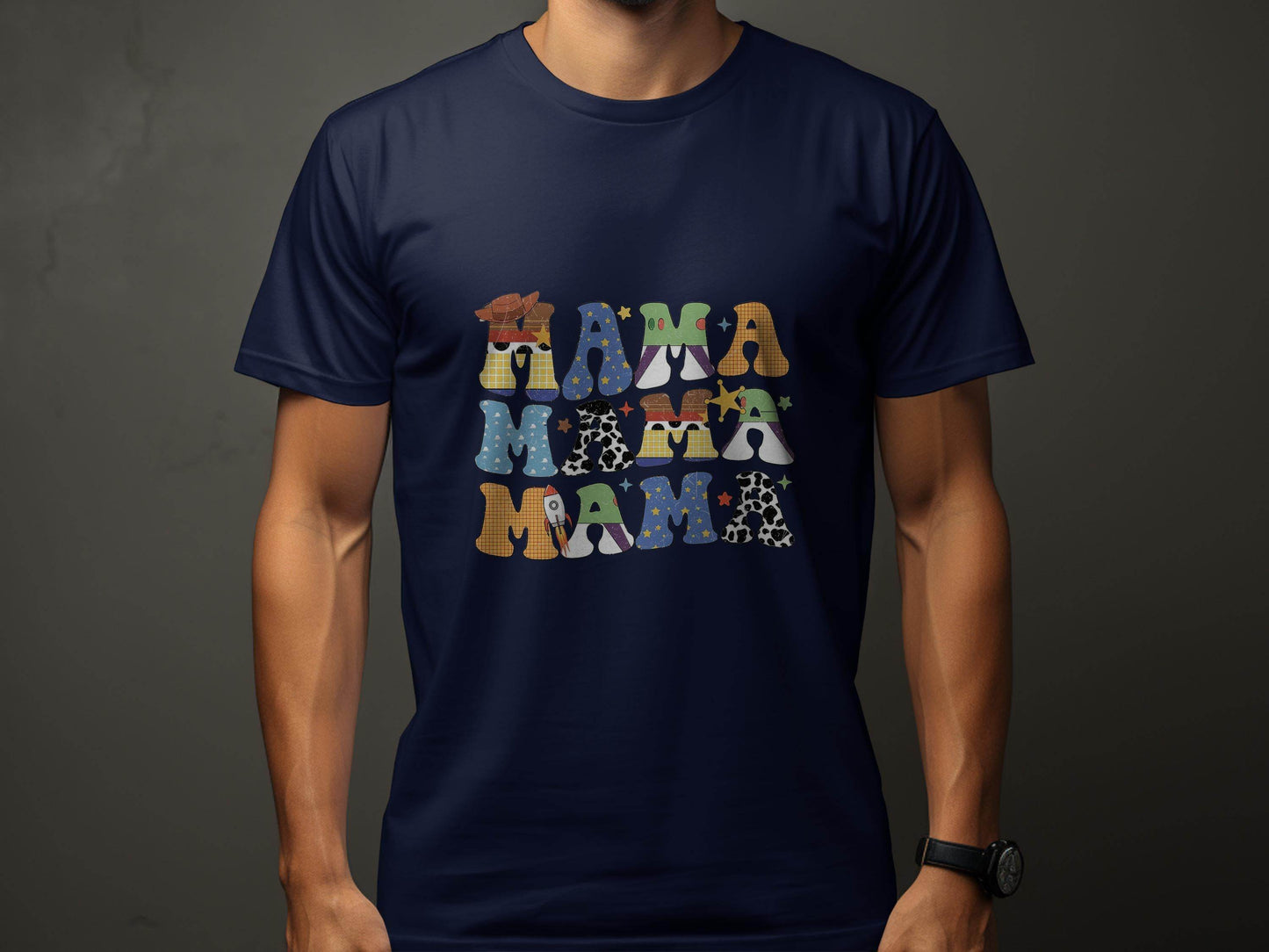 Colorful Mama Letters Cute Family Mama Life T-Shirt - Design & Vybe