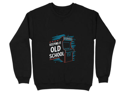 Keeping It Old School Vintage Arcade Game Machine Sweater - Design & Vybe