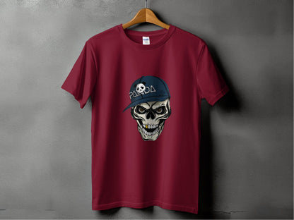 Grim Panda Skeleton on a Dark BaseBall Hat Artwork T-Shirt - Design & Vybe