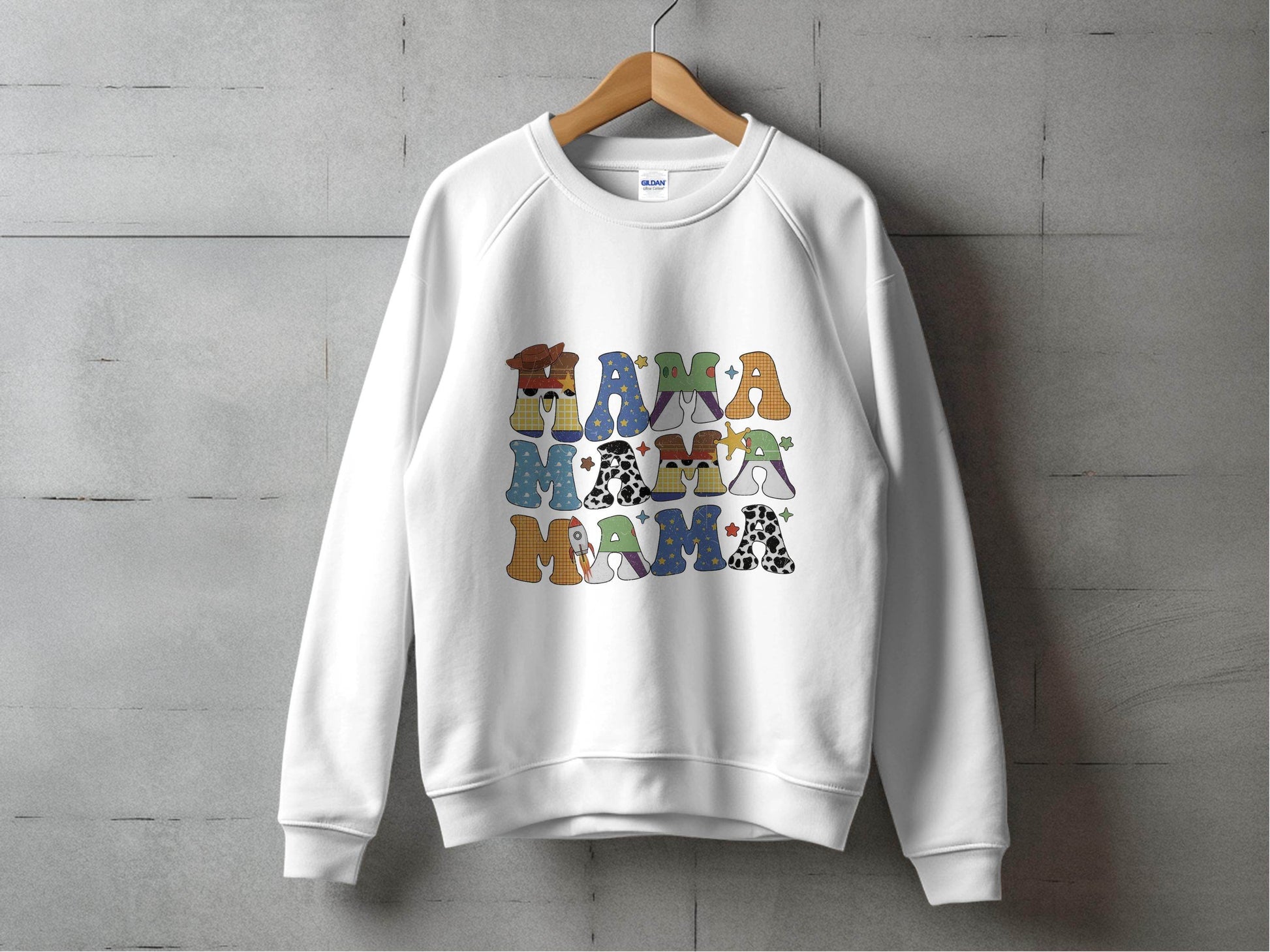 Colorful Mama Letters Cute Family Mama Life Sweater - Design & Vybe
