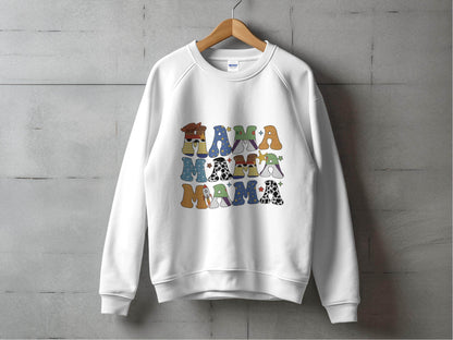 Colorful Mama Letters Cute Family Mama Life Sweater - Design & Vybe