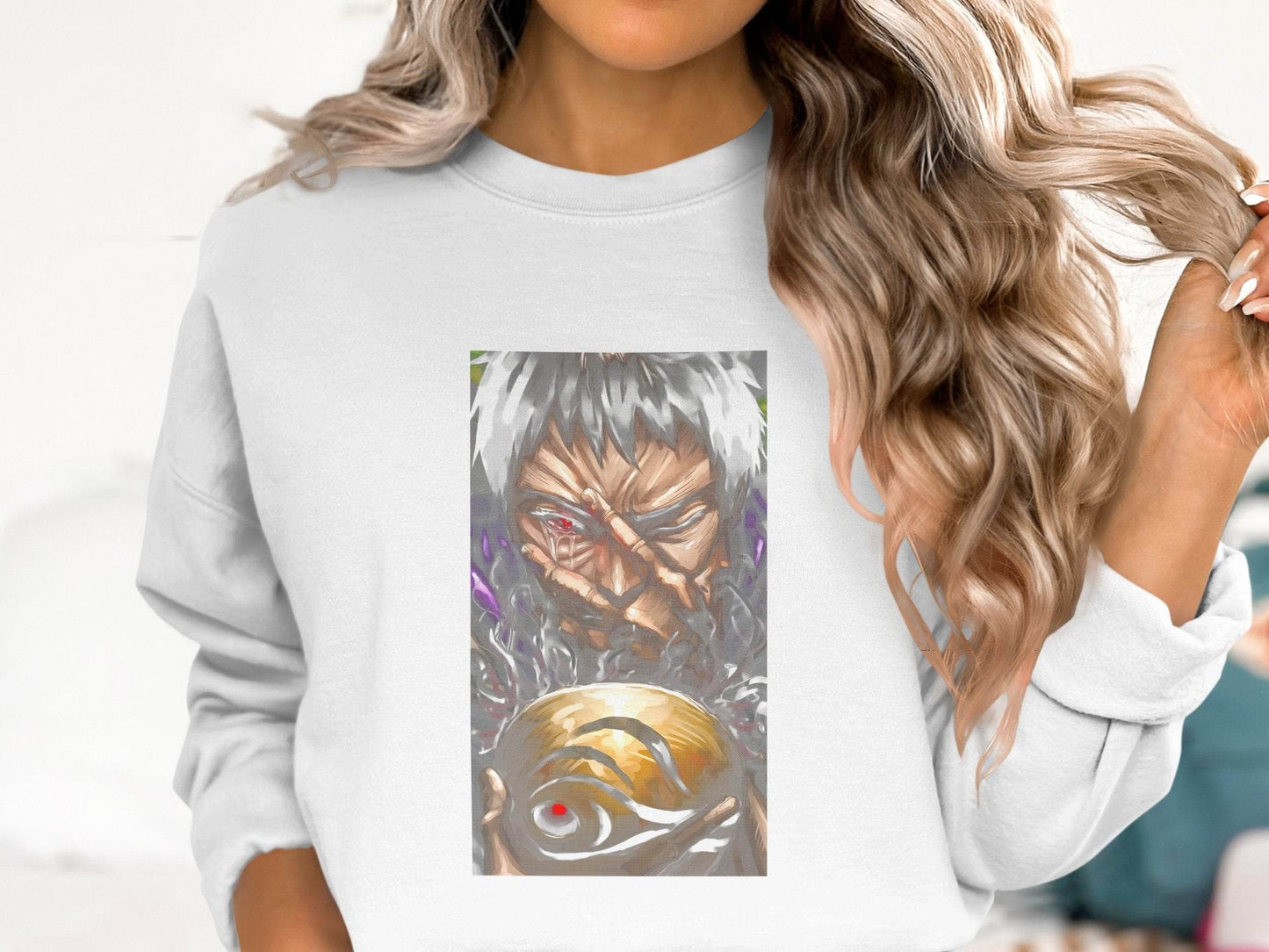 Crying Man Golden Sphere Graphic Novel Inspired Art Sweater - Design & Vybe
