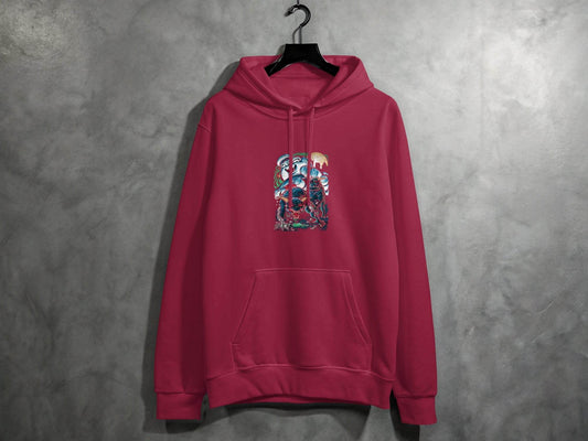 Monstrous Creatures Graphic Design Artwork Hoodie - Design & Vybe