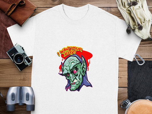 I Want Your Blood Monster Graphic Design T-Shirt product
