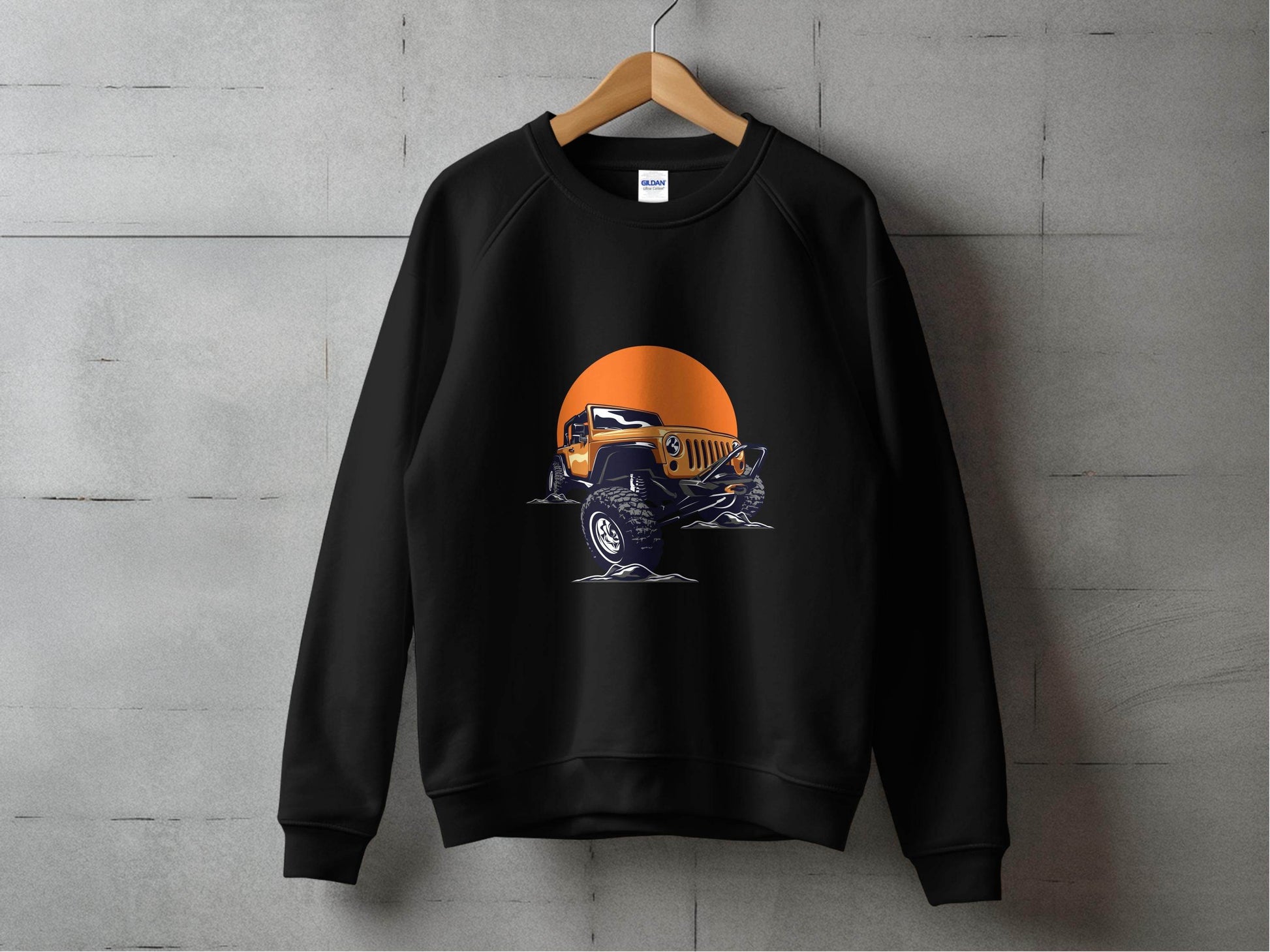 Off-Roading Graphic Printed Adventure Sweater - Design & Vybe