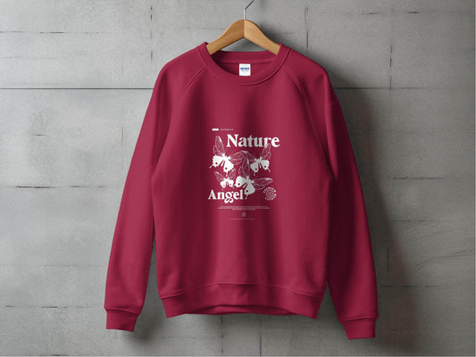 Authentic Nature Angel Graphic Novelty Stylish Sweater - Design & Vybe