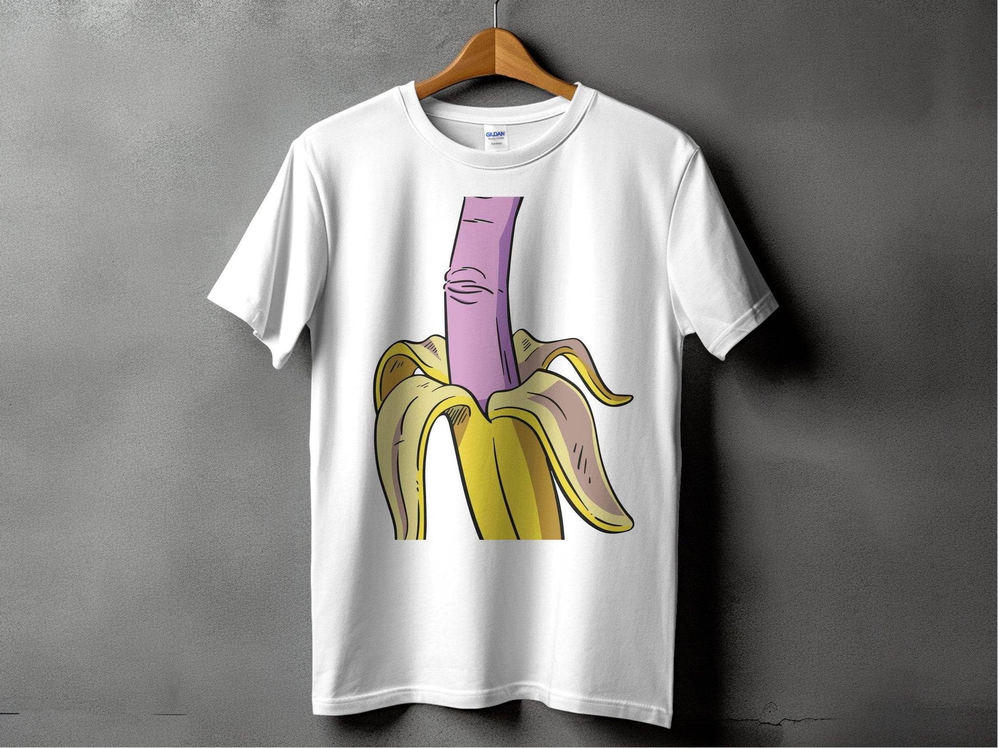 Fun Banana Cartoon and Vibrant Art Design T-Shirt - Design & Vybe