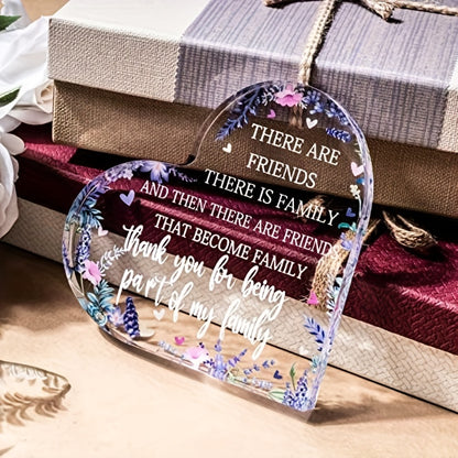 Acrylic Lavender Friendship Gift