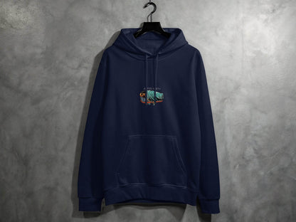 After Party Skeleton Resting in Coffin Graphic Hoodie - Design & Vybe