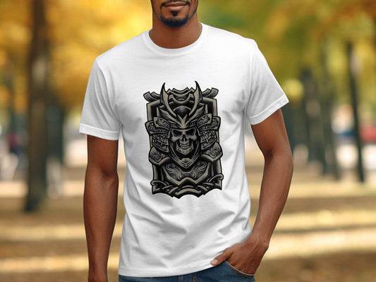Samurai Skull Art Graphic Printed Tee product type