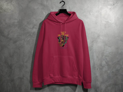 Wolfie The Unstoppable Graphic Design Cool Hoodie - Design & Vybe