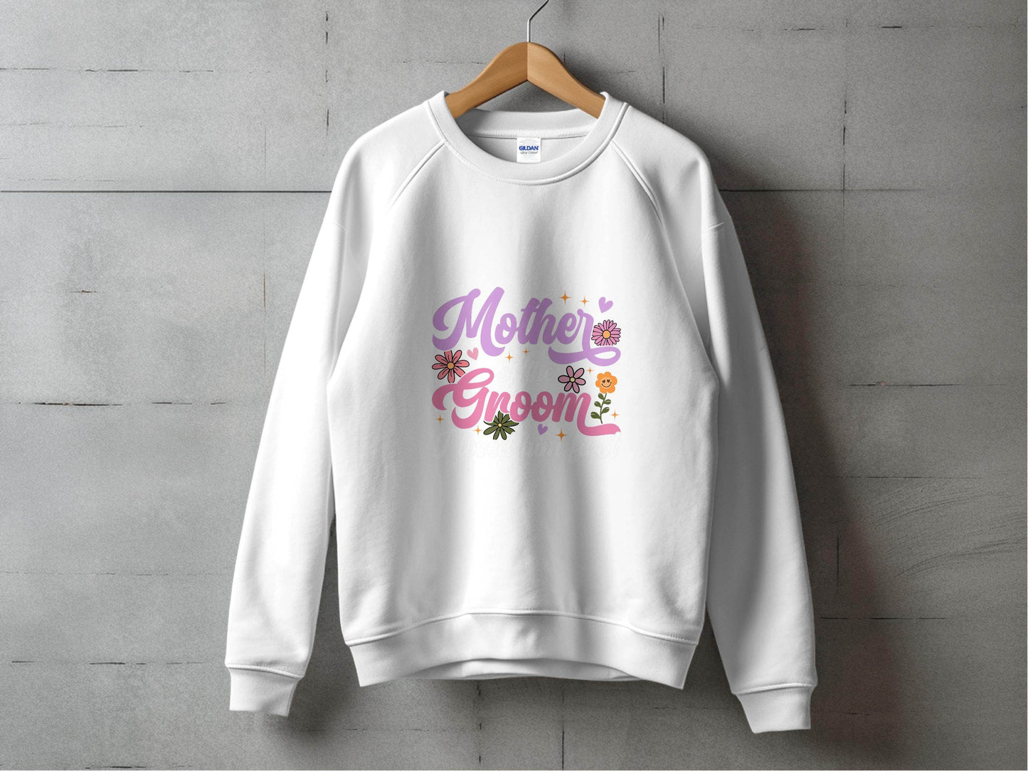 Mother of the Groom I Loved Him First Floral Art Sweater - Design & Vybe