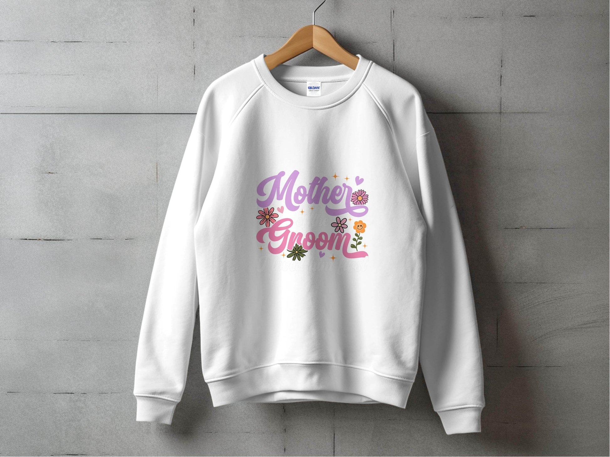 Mother of the Groom I Loved Him First Floral Art Sweater - Design & Vybe
