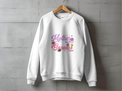 Mother of the Groom I Loved Him First Floral Art Sweater - Design & Vybe