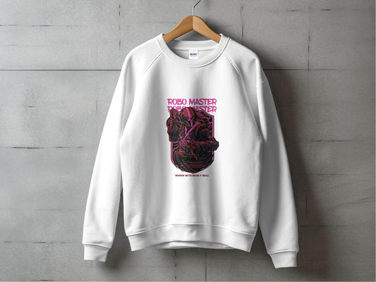 Robo Master Woman With Deadly Skill Graphic Design Sweater - Design & Vybe