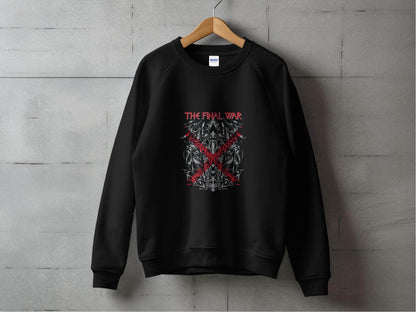 The Final War Dragon Design Graphic Print Sweater - Design & Vybe