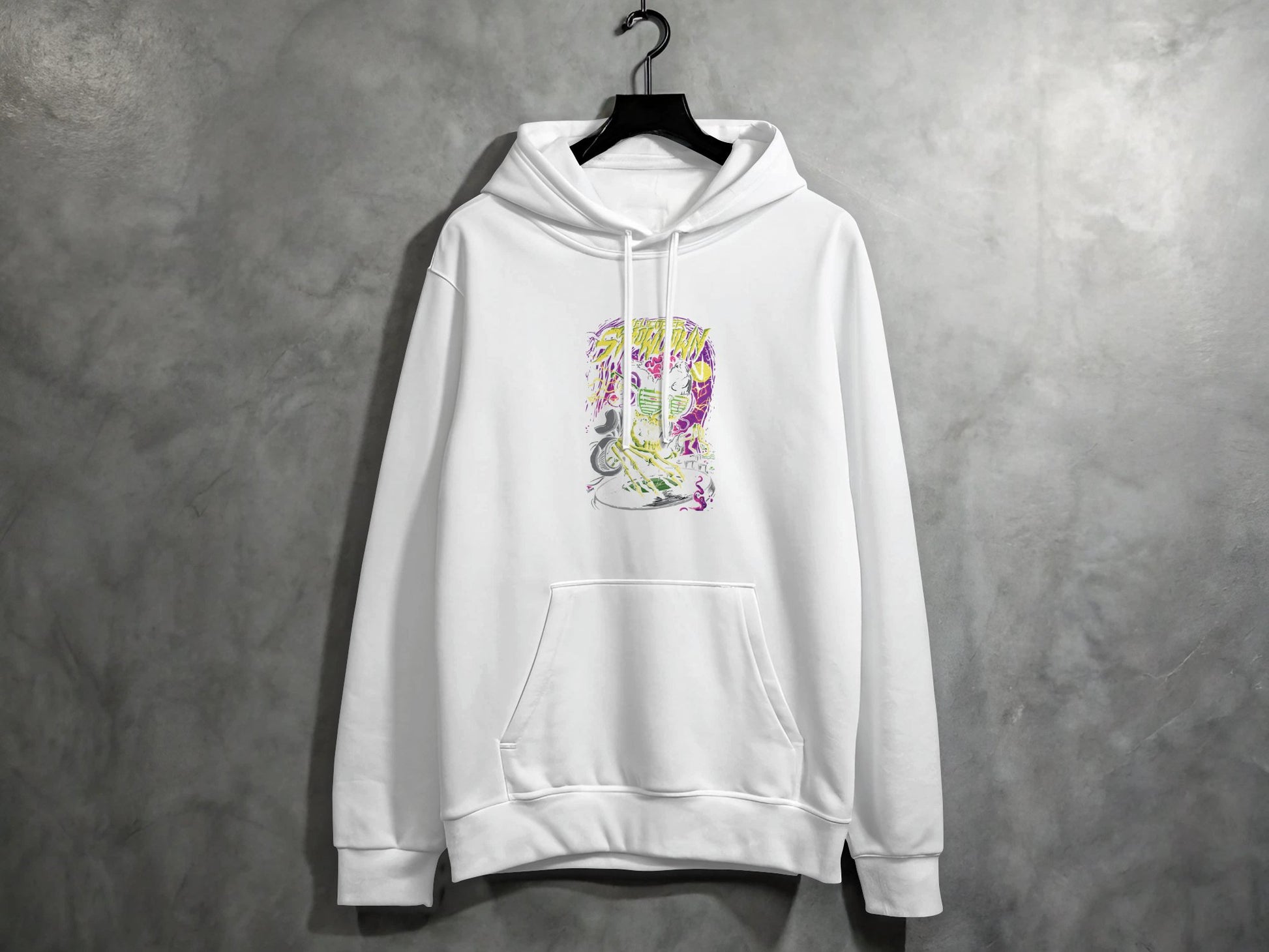 Artistic Graphic Printed Casual Hoodie product type