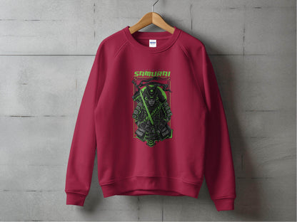 Warrior Lion Samurai Design Graphic Art Sweater - Design & Vybe
