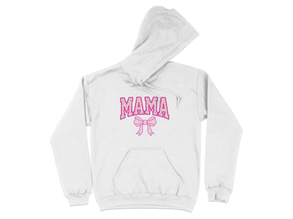 Floral Mama With Bow Graphic Design For Moms Hoodie - Design & Vybe