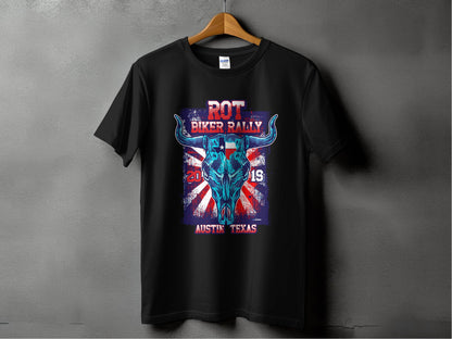 ROT Biker Rally Austin Texas 2019 T-Shirt - Design & Vybe