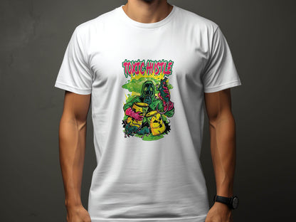 Toxic Hustle Graphic Print Design T-Shirt - Design & Vybe