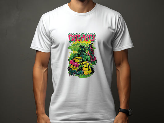 Toxic Hustle Graphic Tee Unique Design T-shirt product