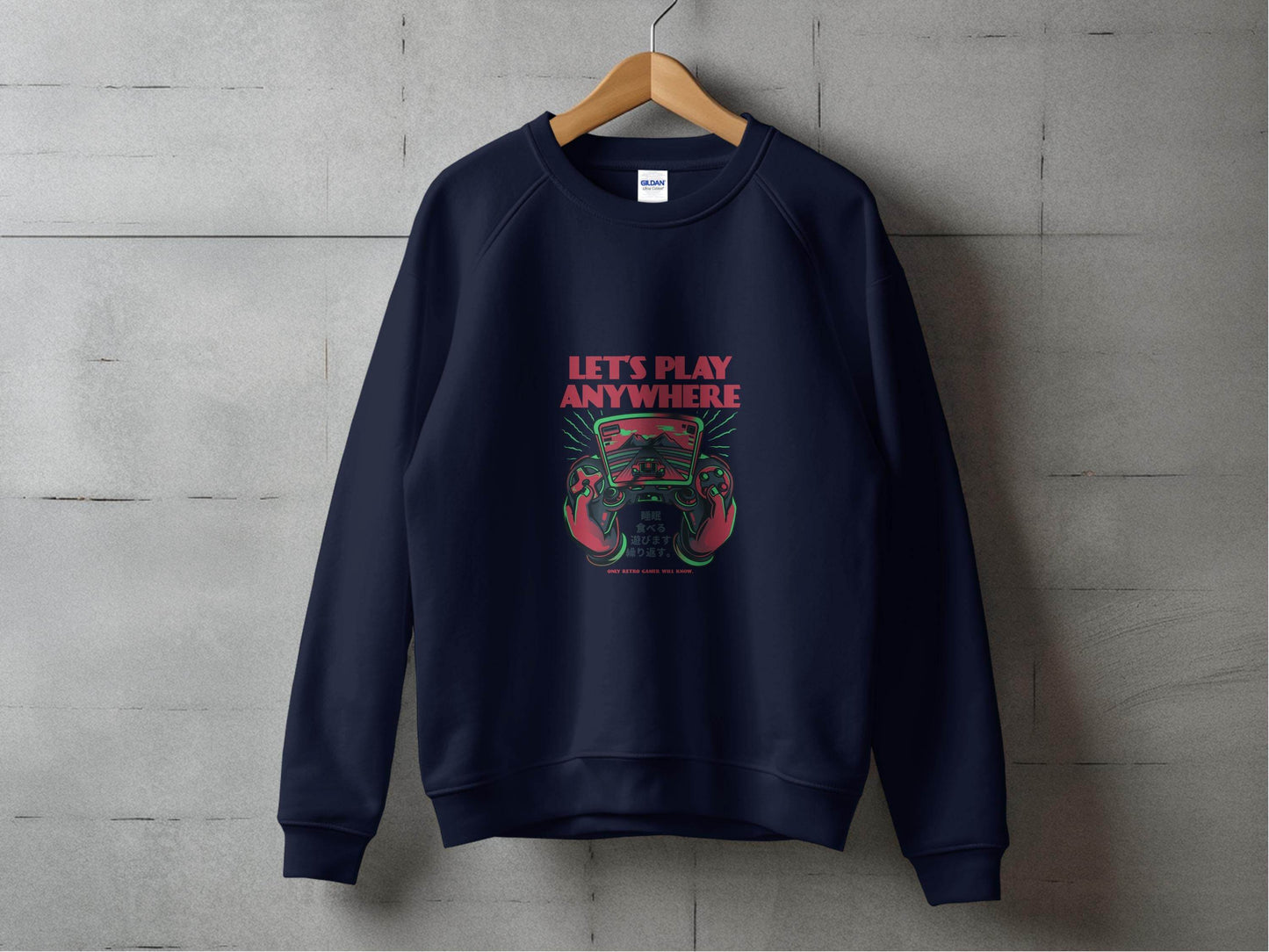 Let's Play Anywhere Retro Gamer Will Know It Hoodie - Design & Vybe