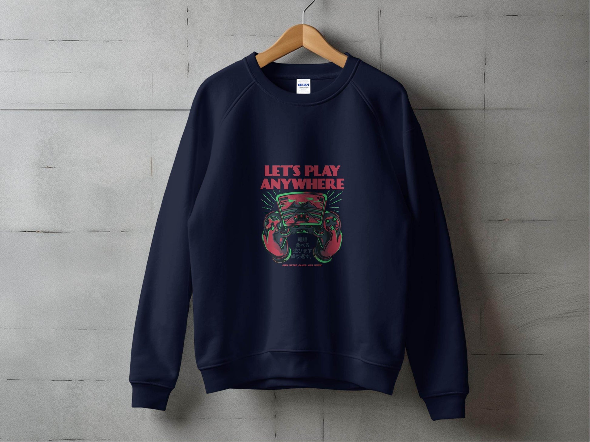 Let's Play Anywhere Retro Gamer Will Know It Hoodie - Design & Vybe