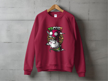 Tacos Animated Character Graphic Print Sweatshirt product type