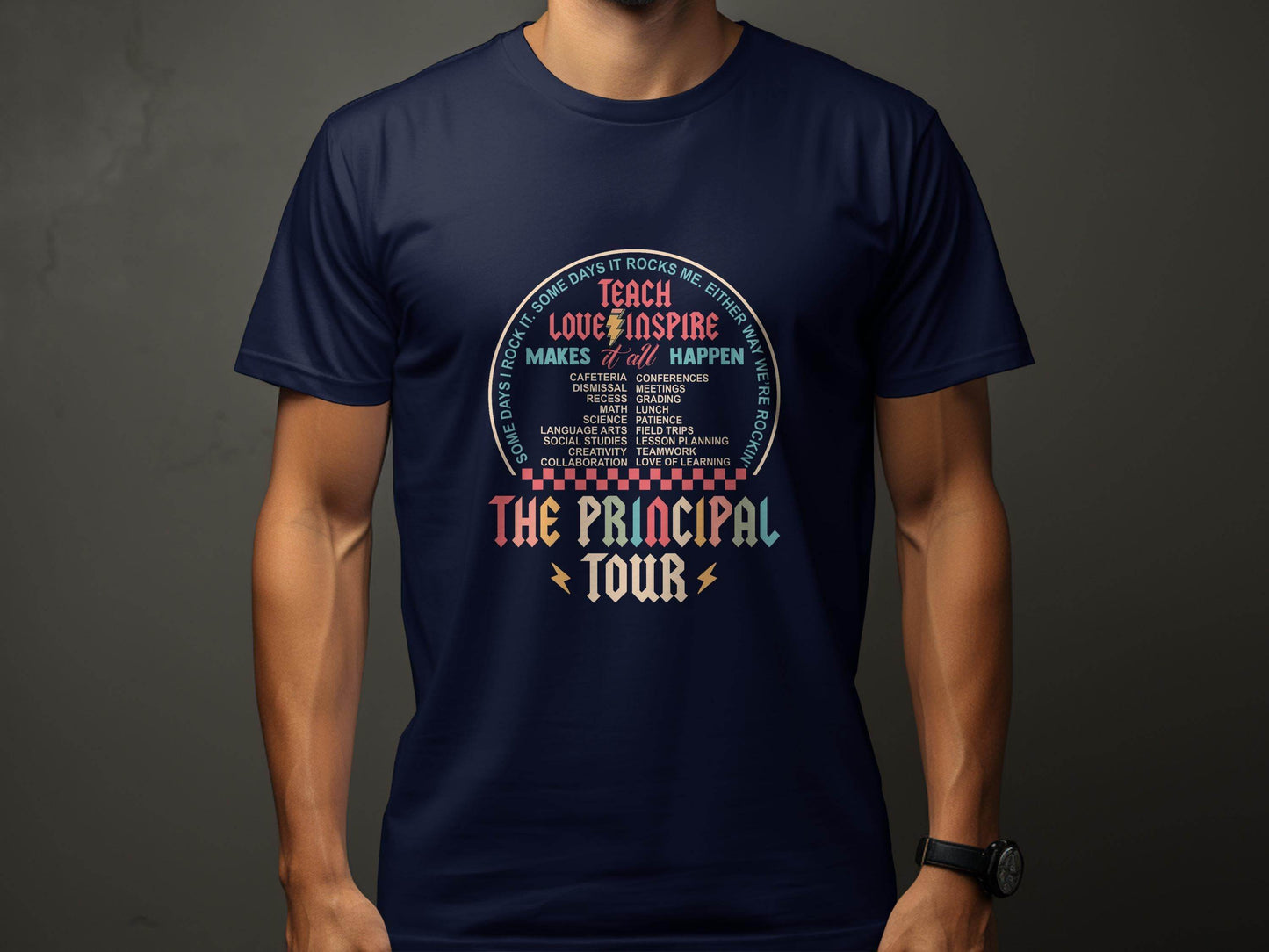 Teacher Inspired Designs Teach Love Inspire T-Shirt - Design & Vybe