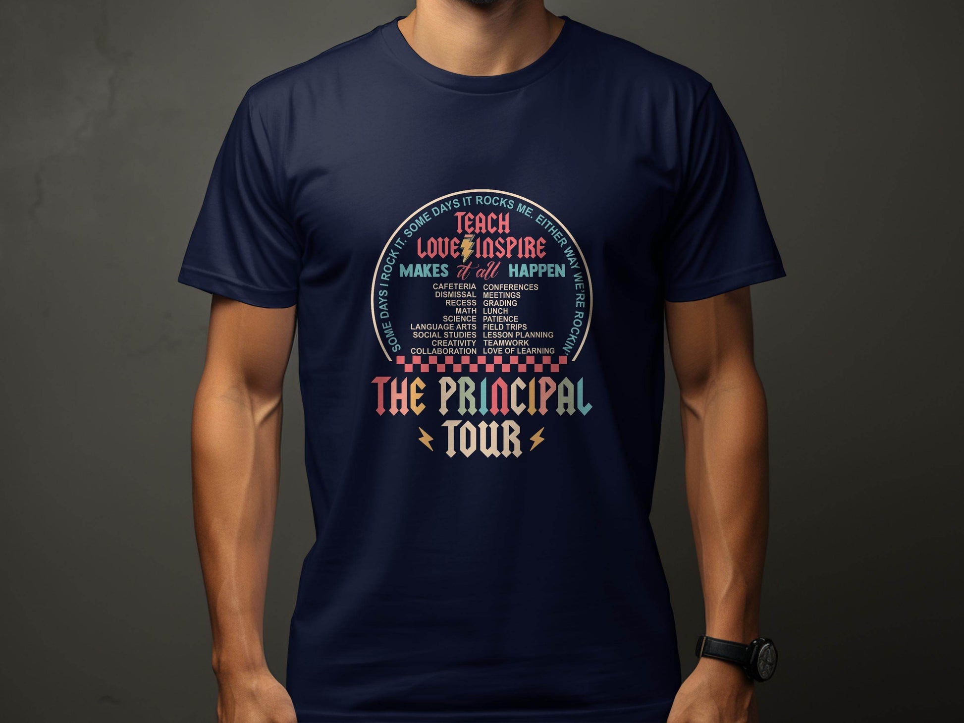 Teacher Inspired Designs Teach Love Inspire T-Shirt - Design & Vybe
