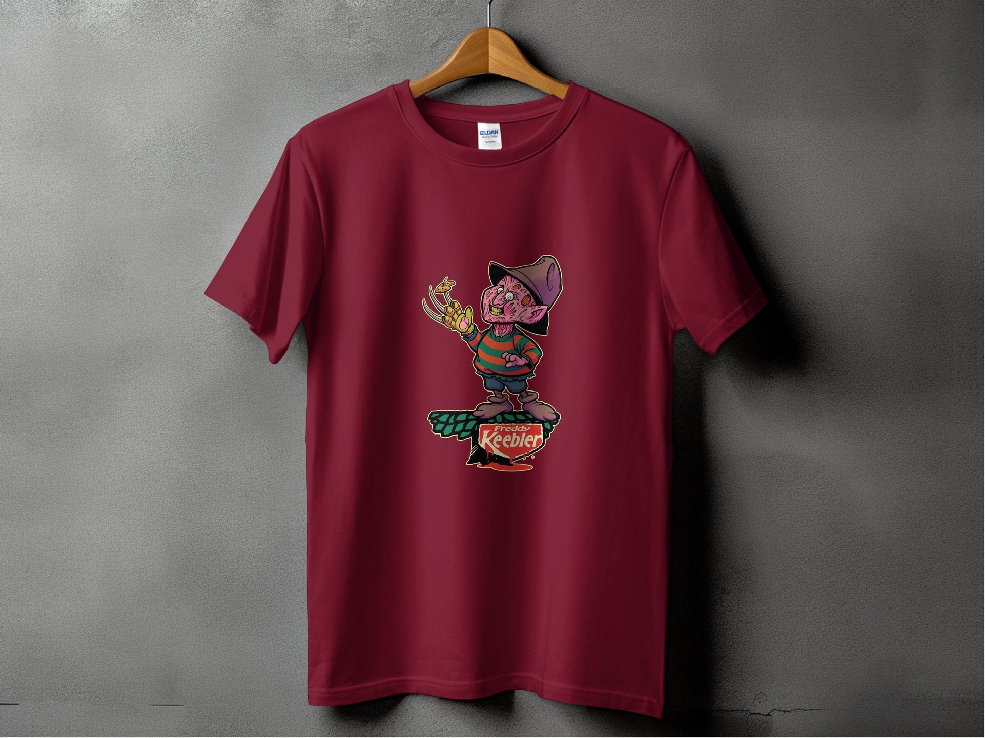 Freddy Keebler Halloween Horror Funny Parody Style T-Shirt - Design & Vybe