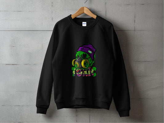 Graffiti Art Style Hoodie with Colorful Mask Design product