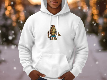 Fierce Gorilla with Guns Graphic Printed Hoodie - Design & Vybe