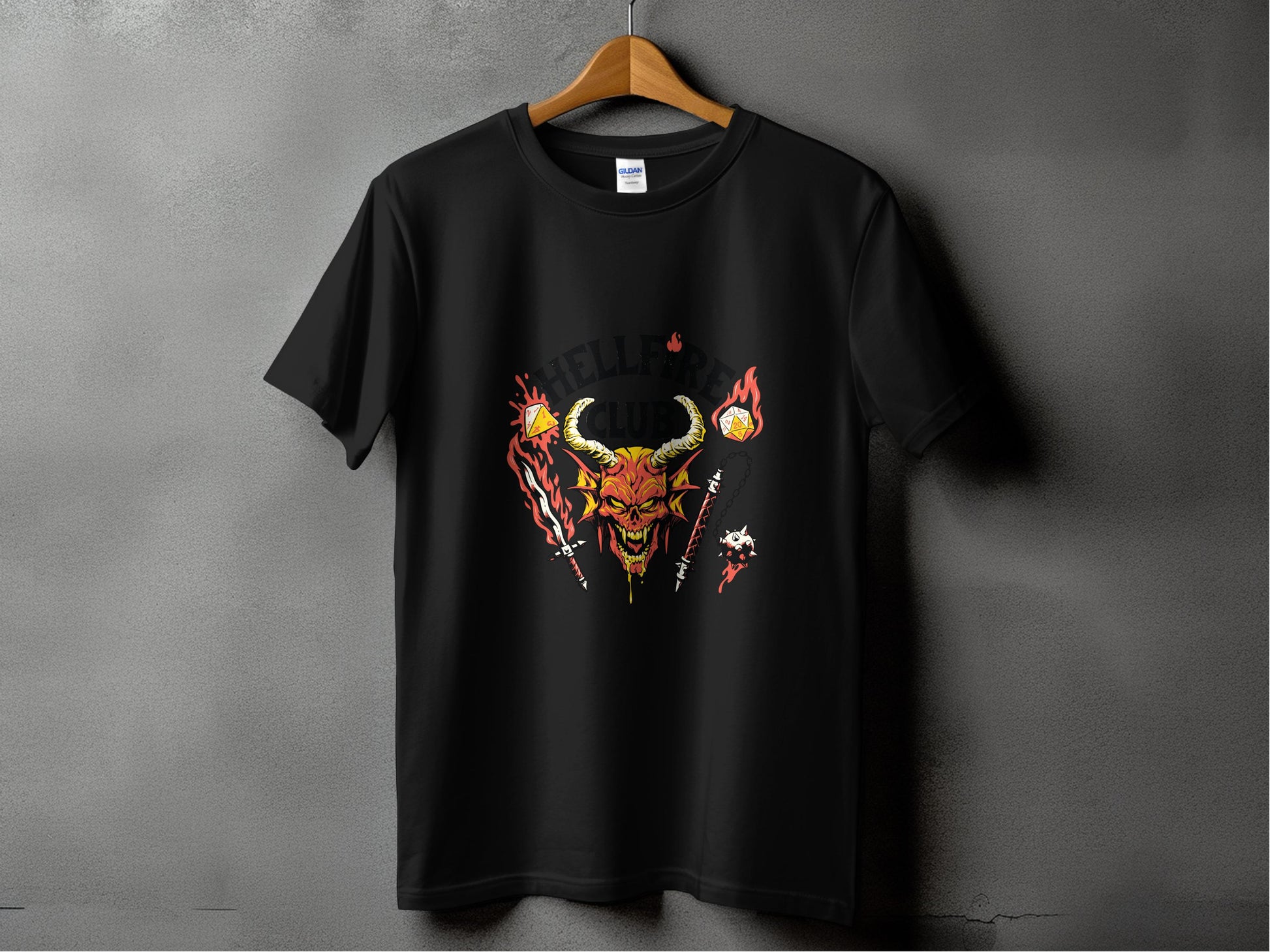 Hellfire Club Graphic T-Shirt with Demon Print product
