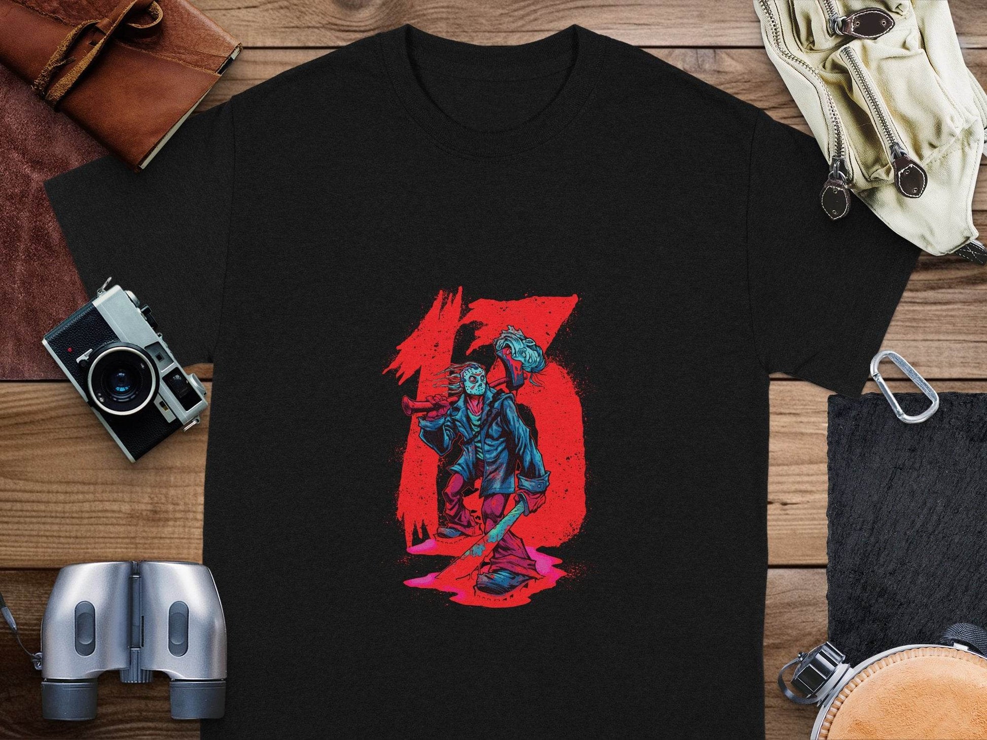 Friday the 13th Jason Voorhees Horror Art T-Shirt - Design & Vybe