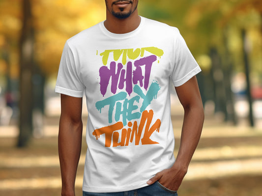 Bold Colorful Statement Graphic T-shirt for Men product type
