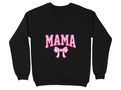 Floral Mama With Bow Graphic Design For Moms Sweater - Design & Vybe