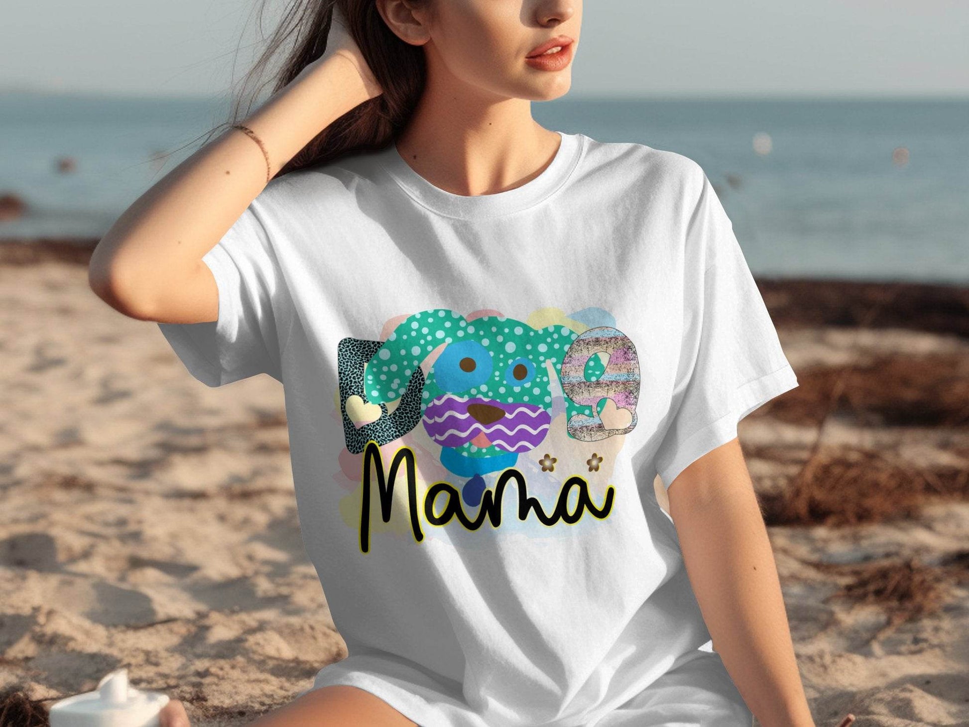 Dog Mama Colorful Graphic Design Great Gift Idea T-Shirt - Design & Vybe